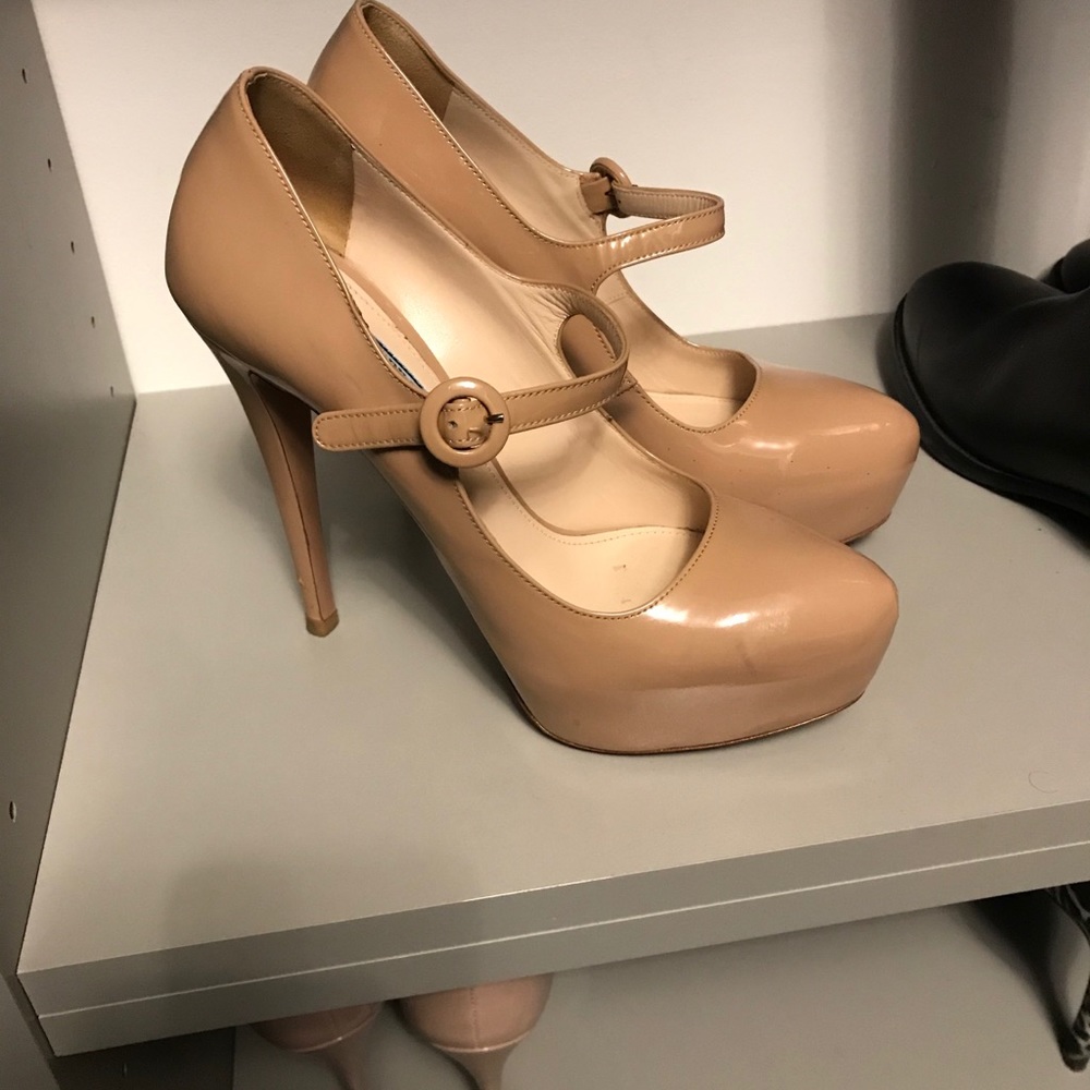 Ladies Prada platform pumps